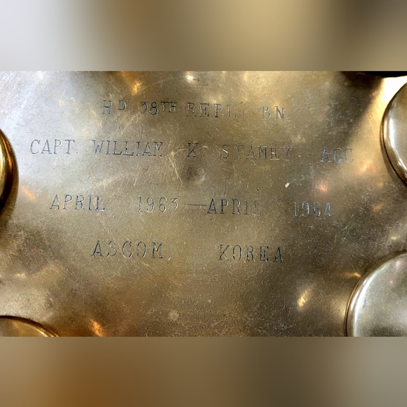 Korean War Goblet and Tray Set - Picture 7 of 10